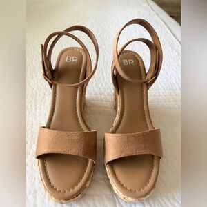 BP Tan Women's Wedge Sandals